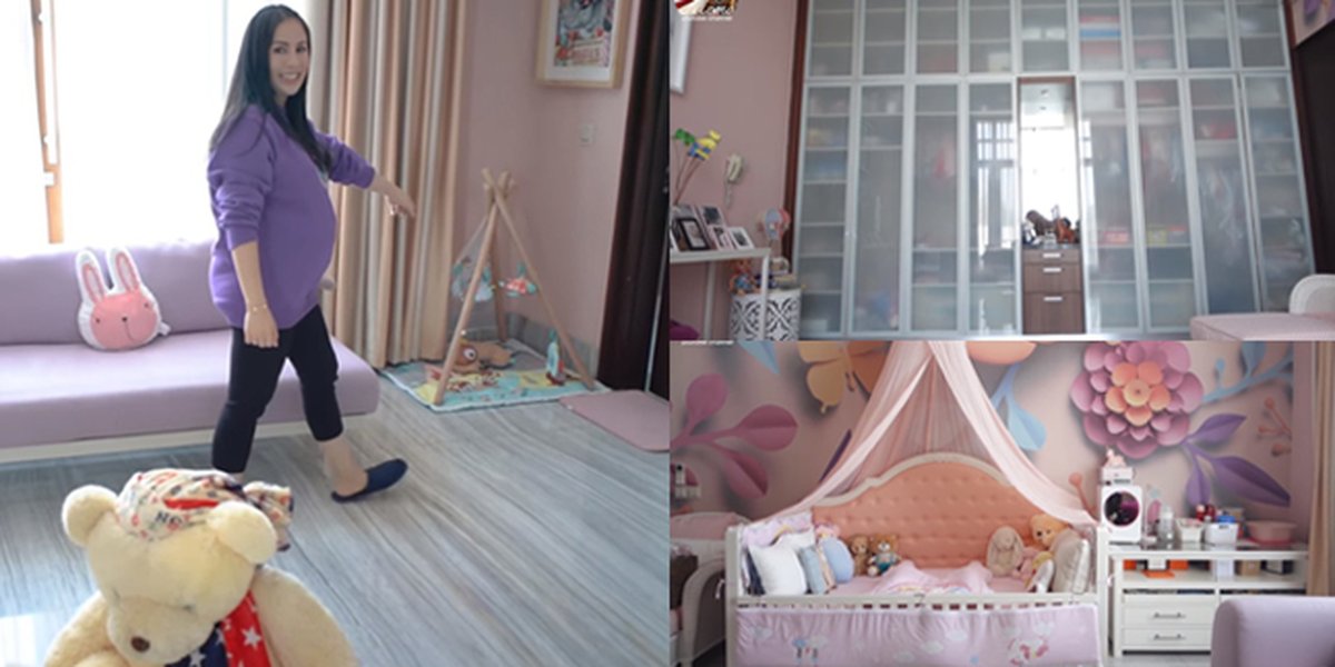 10 Photos of Brielle, Momo Geisha's Daughter's Spacious Room, All Pink and Has a Super Big Wardrobe on One Full Wall