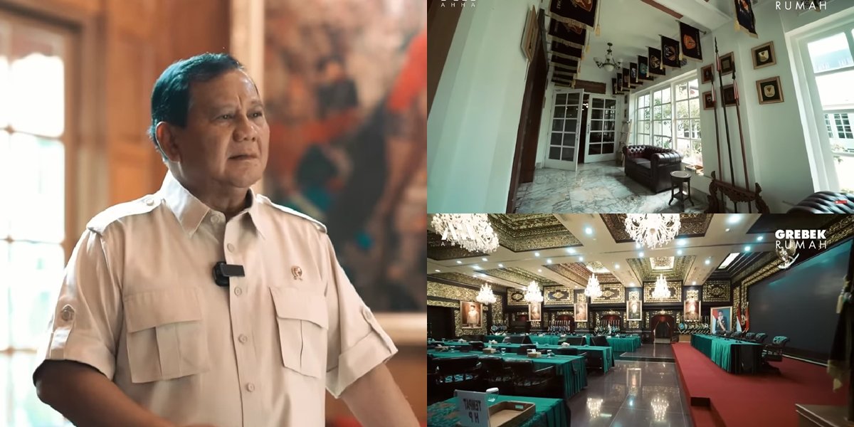 10 Pictures of Prabowo Subianto's Magnificent Office, Filled with Paintings of Legendary Heroes and Weapons - There is a Secret Room