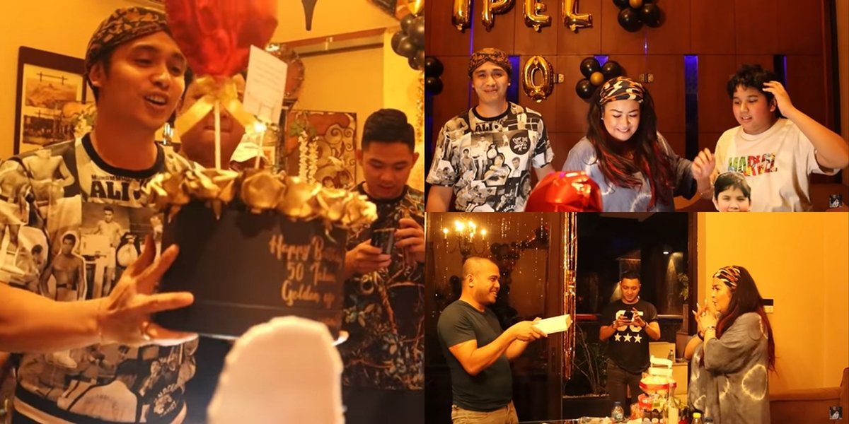 10 Photos of Jennifer Jill's 50th Birthday Surprise, Ajun Perwira Brings a Giant Cake Filled with Millions of Rupiah