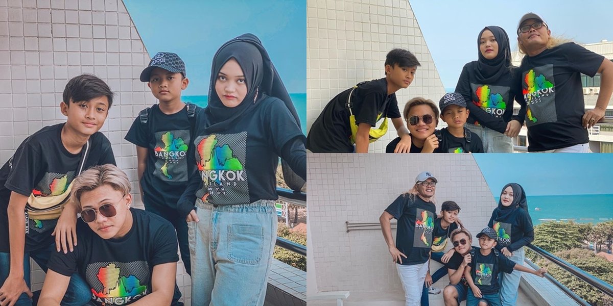 10 Compact Photos of Sule and His Four Children in Thailand, Vacationing Together and Celebrating the Youngest Son's Birthday