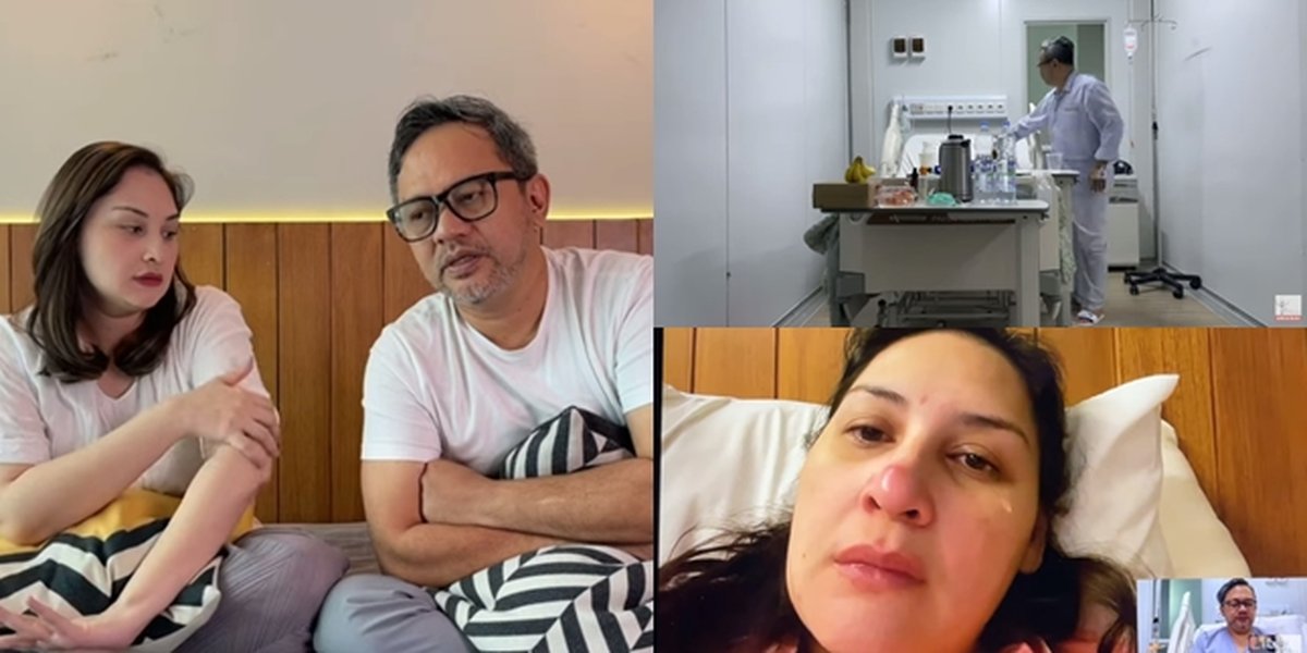 10 Chronological Photos of Mona Ratuliu and Indra Brasco Exposed to Covid, Treated in the Hospital - Dilemma Because of Baby Numa