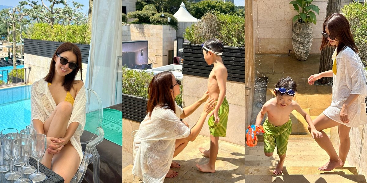 10 Photos of Lee Si Young Vacationing with Her Child, Beautiful in a Bikini - No Longer Muscular Like in 'SWEET HOME'