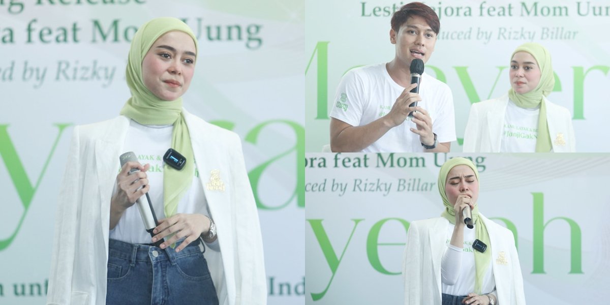 10 Portraits of Lesti Kejora and Rizky Billar Giving 'Gifts' to Breastfeeding Mothers, Crying in Remembrance of Breastfeeding Period