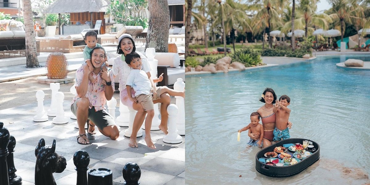 10 Photos of Andien's Family Vacation, Staycation at Beautiful and Comfortable Bali Resort - Netizens' Holiday Reference