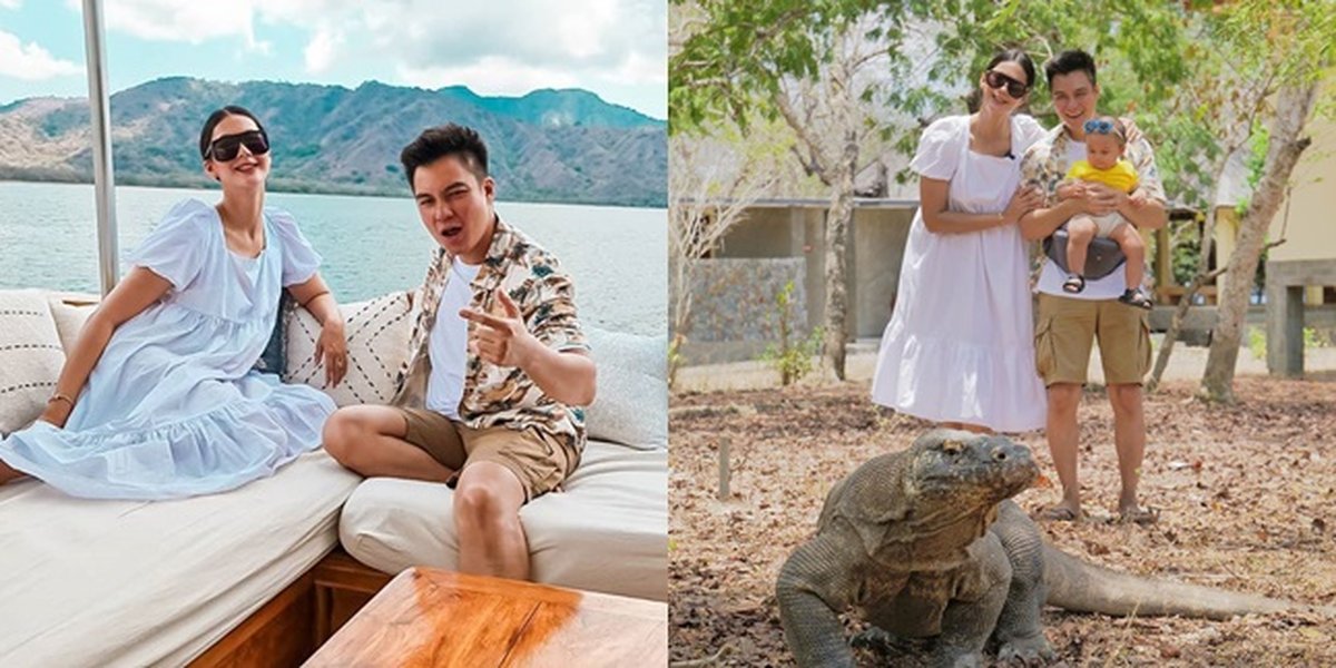 10 Photos of Baim Wong and Paula Verhoeven's Vacation in Labuan Bajo, Kiano Dares to See Komodo