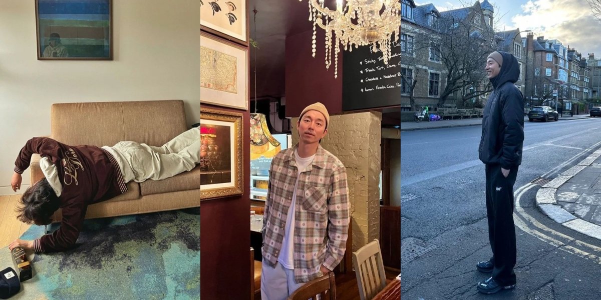10 Photos of Gong Yoo's Vacation in London, Random Behavior of the Handsome Ahjussi Makes Fans Love Him More - Nonchalantly Showing Bare Face and Collapsing Pose on the Sofa