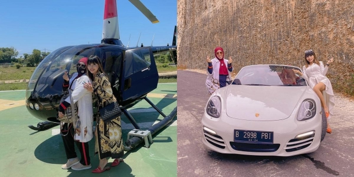 10 Portraits of Rohimah's Luxury Vacation, Former Wife of Kiwil, Riding a Helicopter and Being Intimate with a Man