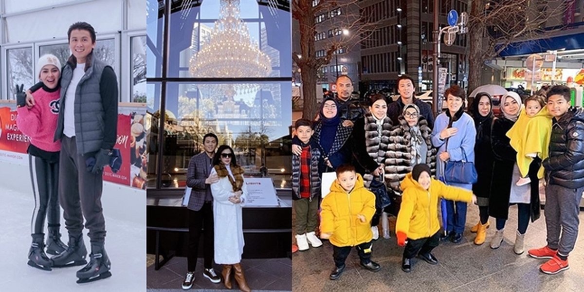 10 Pictures of Syahrini and Reino Barack's New Year Vacation, Traveling around England - Japan - America