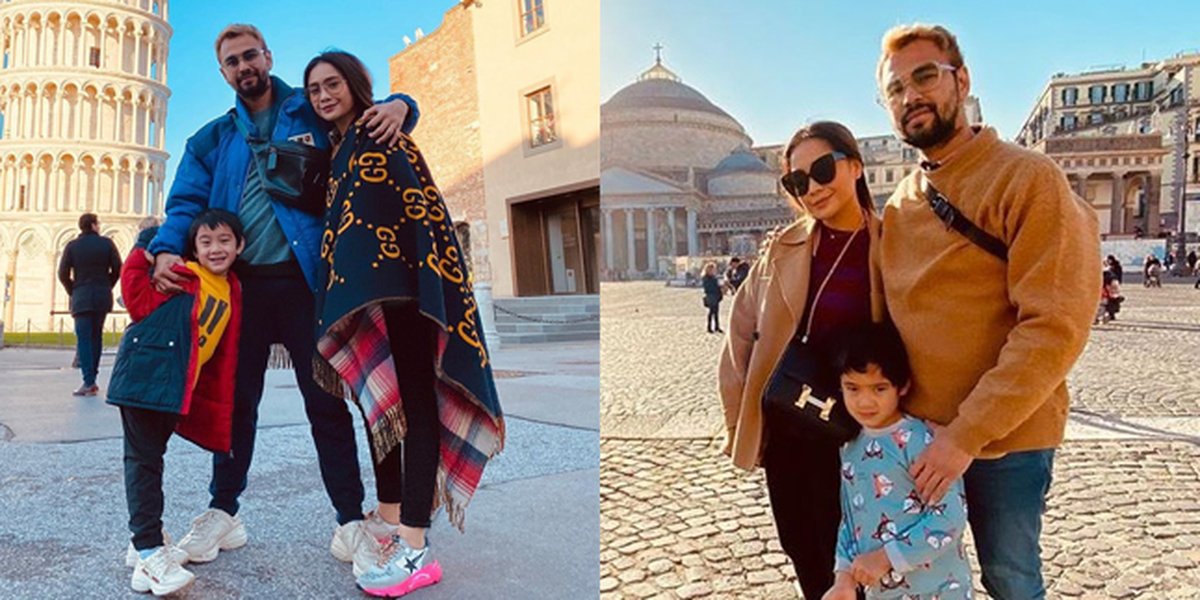 10 Portraits of Raffi Ahmad and Family's Vacation in Italy, Visiting the Leaning Tower of Pisa to Almost Being Robbed