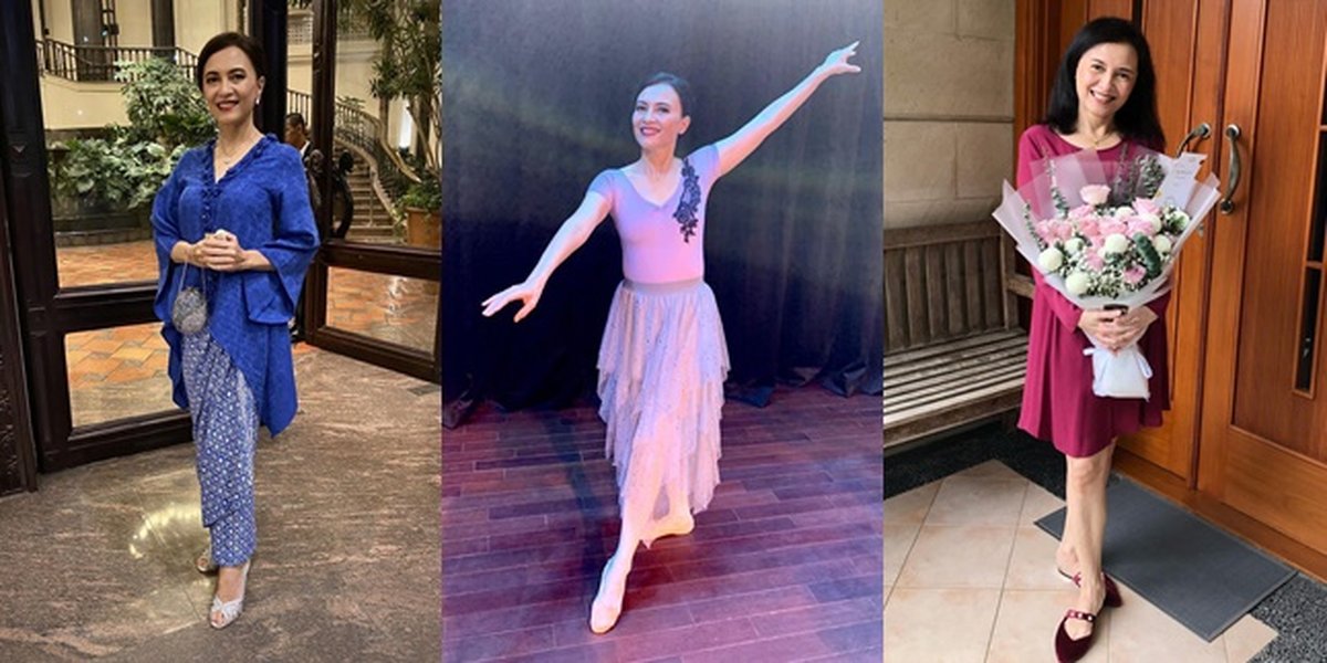 10 Portraits of Luki Ariani, Sherina Munaf's Mother, Still Active as a Ballerina and Dancer at the Age of 60
