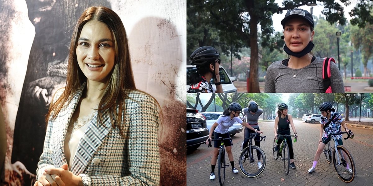 10 Photos of Luna Maya Using a Road Bike for the First Time, Her Bike is Super Advanced and the Wheelset is Worth the Price of a Car