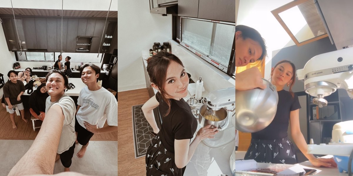 10 Photos of Mahalini Returning Home to Bali, Followed by Rizky Febian's Siblings - Romantic Moments in the Kitchen Grab Attention