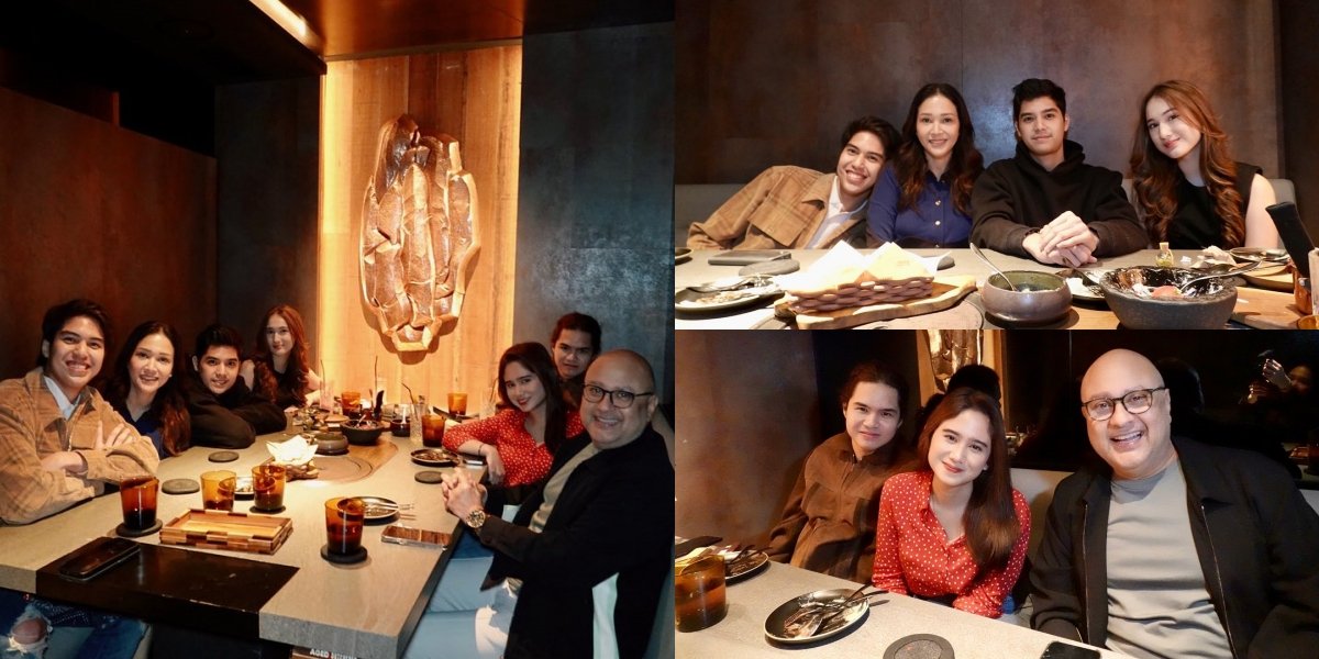10 Portraits of Maia Estianty's End of Year Dinner with Family, Did Al Ghazali Invite Laura Moane - Already Accepted as a Prospective Son-in-Law?