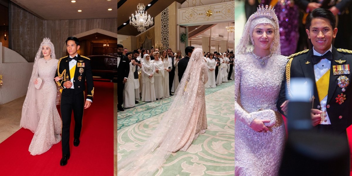 10 Potraits of Prince Abdul Mateen's Royal Engagement Ceremony, Newlywed Couple Full of Happiness - Anisha Rosnah's Glamorous Appearance Draws Attention