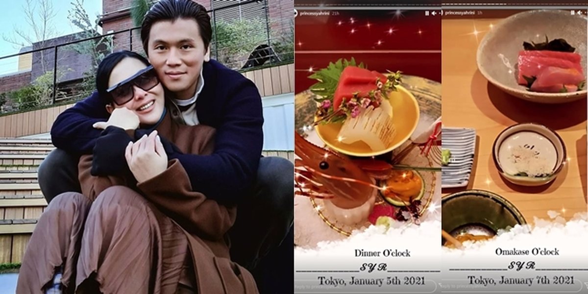 10 Potraits of Syahrini's Luxurious Dinner in Japan, Private Dinner - Cooked Directly