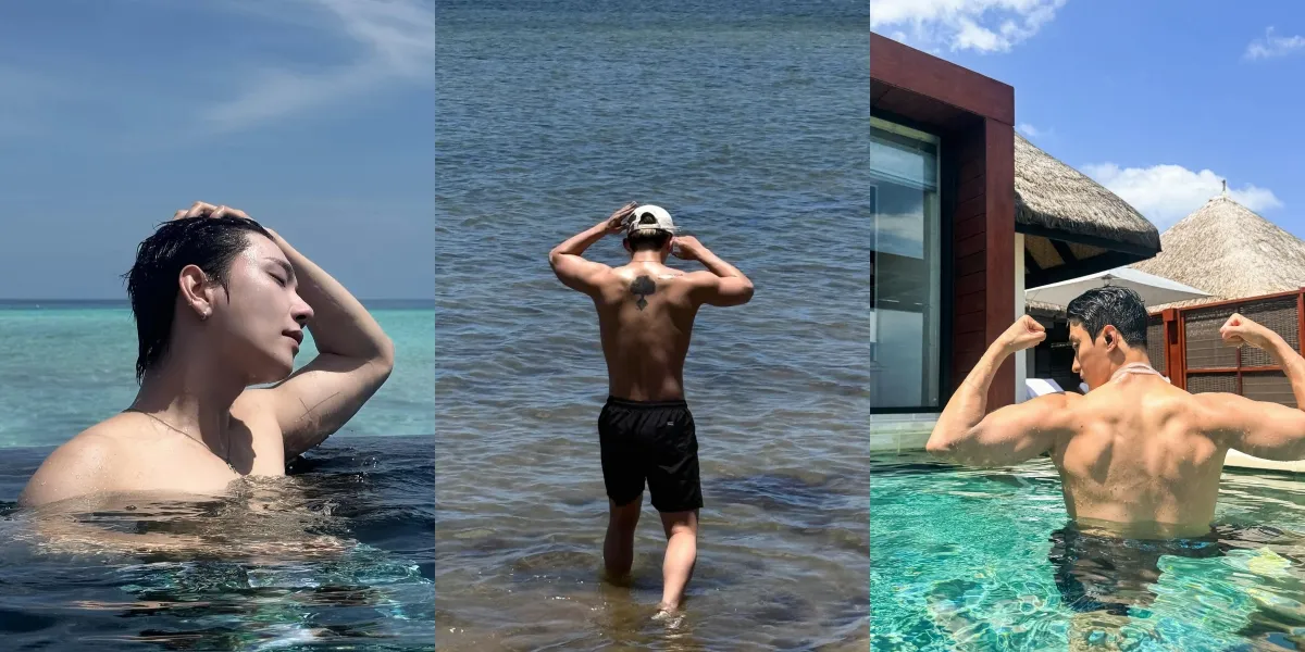 10 Photos of SEVENTEEN Members Showing Off Their Gym Results During Summer Vacation in Hawaii - Maldives
