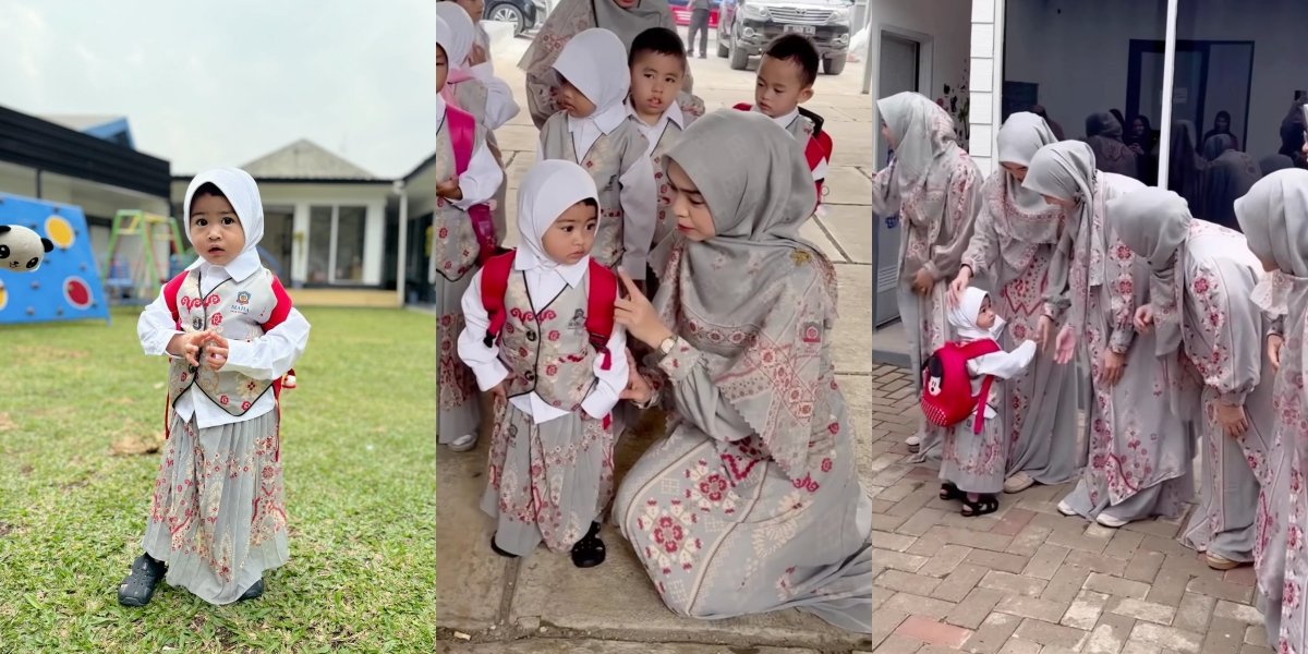 10 Photos of Moana, Ria Ricis' Daughter, Starting School, Adorably Wearing Her New Uniform - Her Own Kindergarten