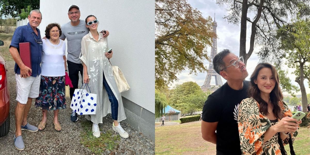 10 Moments of Julie Estelle's Happy Vacation with Family in Paris