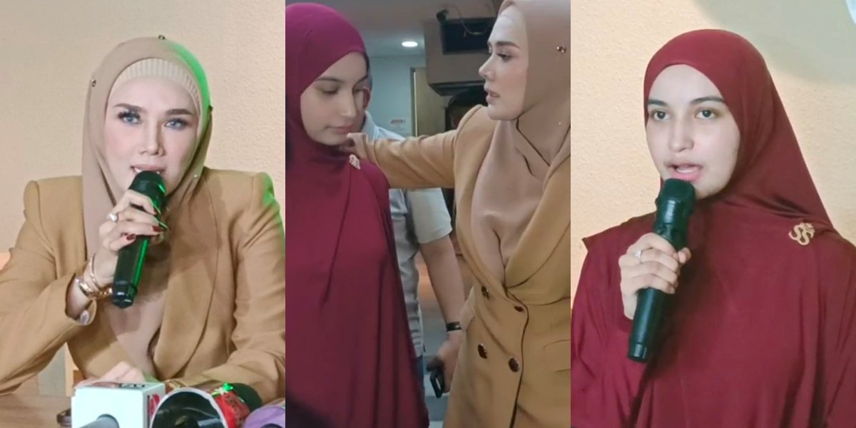 10 Photos of Mulan Jameela Accompanying Cut Intan Nabila at the Press Conference, Mentioning the Victim Experienced Severe Trauma After Alleged Domestic Violence by Armor Toreador