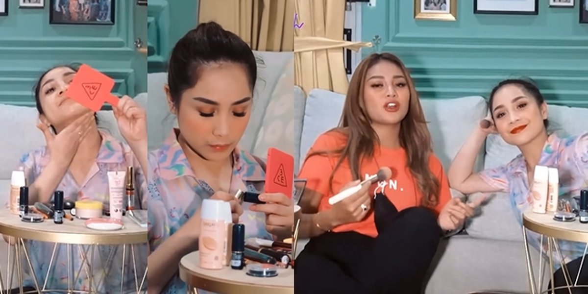 10 Portraits of Nagita Slavina Using Cheap Makeup, Looks Like Putty - Surprised to Find Eye Shadow for Only Rp 8 Thousand