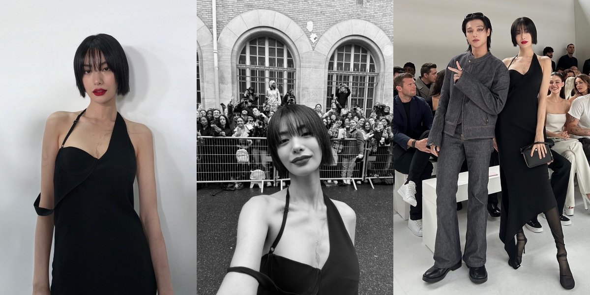 10 Photos of Nana formerly of After School Attending a Fashion Event in Paris, Friendly to Fans - Visual Combo When Posing with Wooyoung ATEEZ