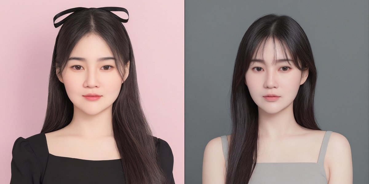 10 Portraits of Nella Kharisma Transforming into a KPop Idol Using Korean AI Filters, Said to be Ready for Debut