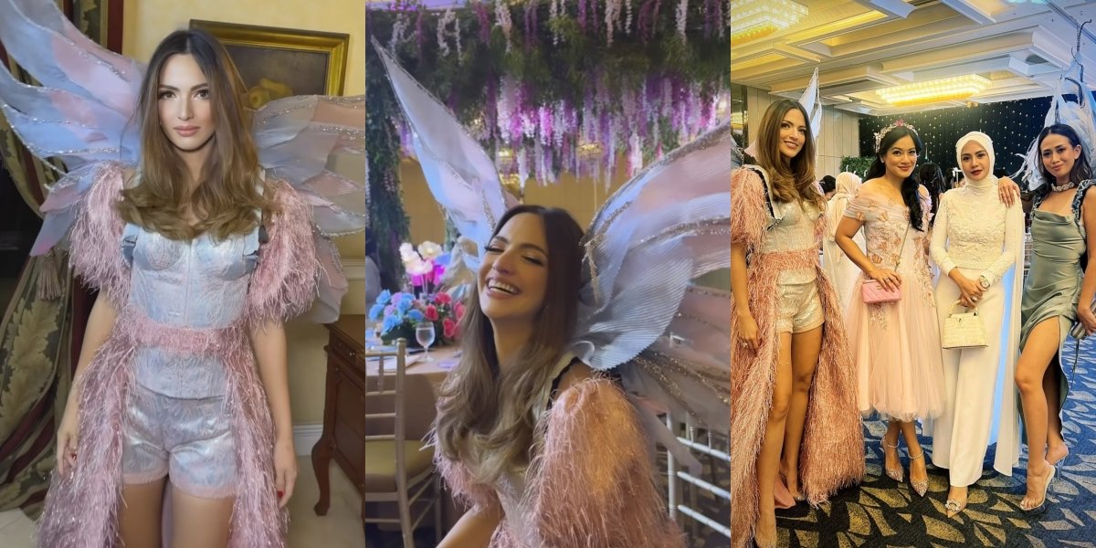 10 Photos of Nia Ramadhani at Ashanty's 40th Birthday Party, Total Commitment with Fairy Wings - Like Victoria's Secret Angel