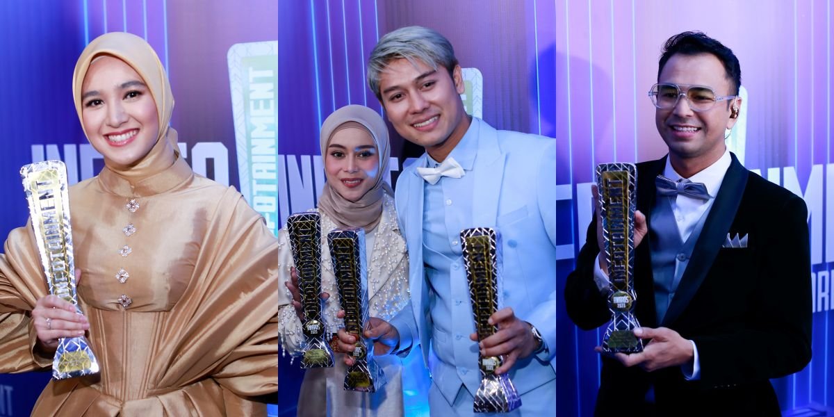 10 Portraits of Winners of the Infotainment Awards 2023, Lesti Kejora and Rizky Billar's Family Becomes the 'Overall Champion' - Winning Six Trophies