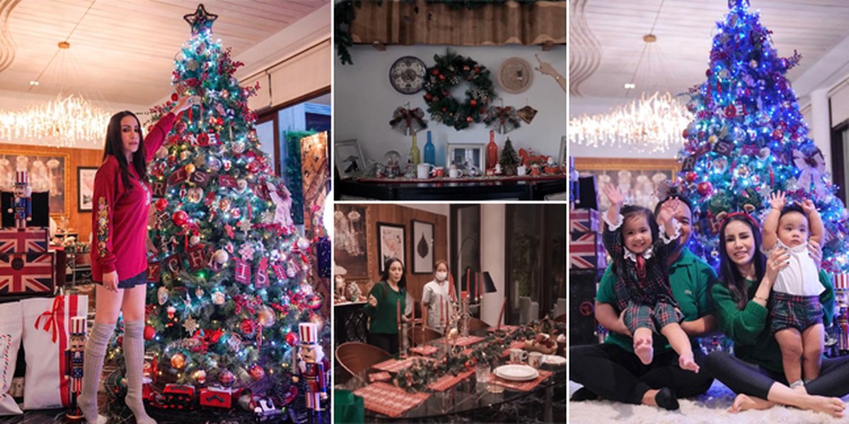 10 Portraits of Momo Geisha Family's Christmas Celebration, Full of Luxurious Decorations to an Overly Advanced Christmas Tree