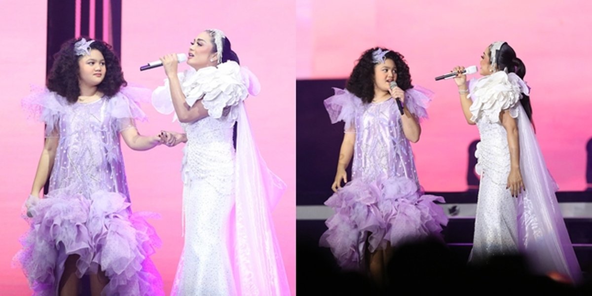 10 First Portraits of Krisdayanti Concert with Amora Lemos, Mother and Child Both Have Golden Voices