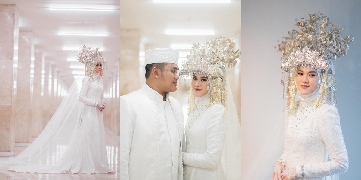 10 Portraits of Uty Bonita's Wedding, Former JKT48 and Dinda Hauw's Cousin Holds a Simple Ceremony at Istiqlal Mosque