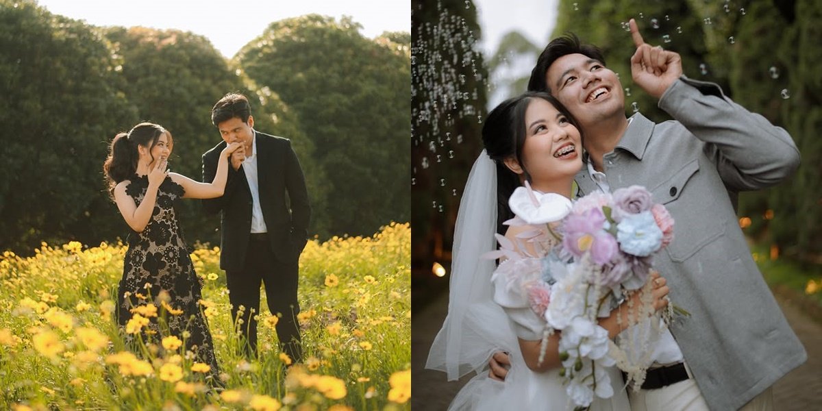 10 Prewedding Photos of Frans Faisal, Fuji's Brother, with Indah Tri Pertiwi, Romantic like a Movie Scene