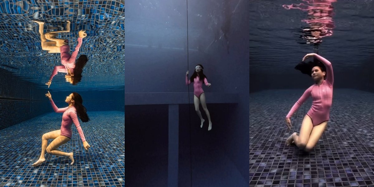 10 Photos of Prilly Latuconsina Who is Great at Free Diving, Remembering Painful Memories Makes Her Stronger at Holding Breath Underwater