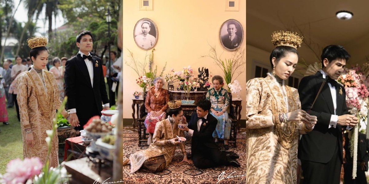 10 Pictures of the Lavish Wedding Procession of Beautiful Transgender Nong Poy with Crazy Rich Thailand, Carrying the Peranakan Baba Yaya Tradition Full of Antique Elements