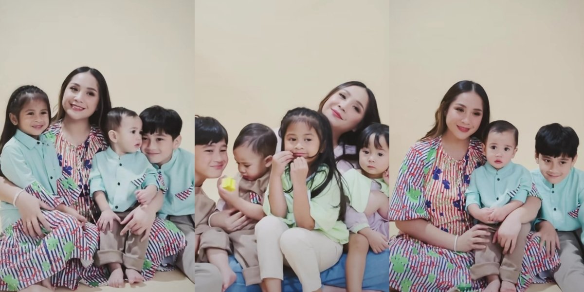 10 Photos of Rayyanza, Nagita Slavina's Daughter, Modelling Eid Clothes with Her Mother, Netizens: Check Out Cipung too?