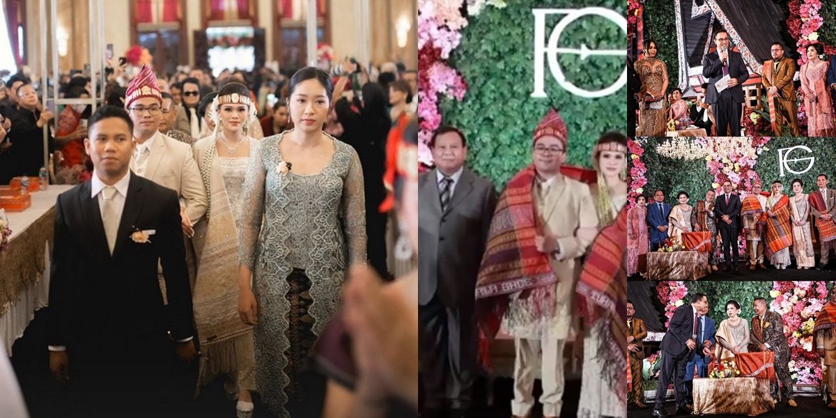 10 Portraits of Fritz Hutapea and Chen Giovani's Wedding Reception with Batak Customs, Hotman Invites Prabowo and Anies Baswedan