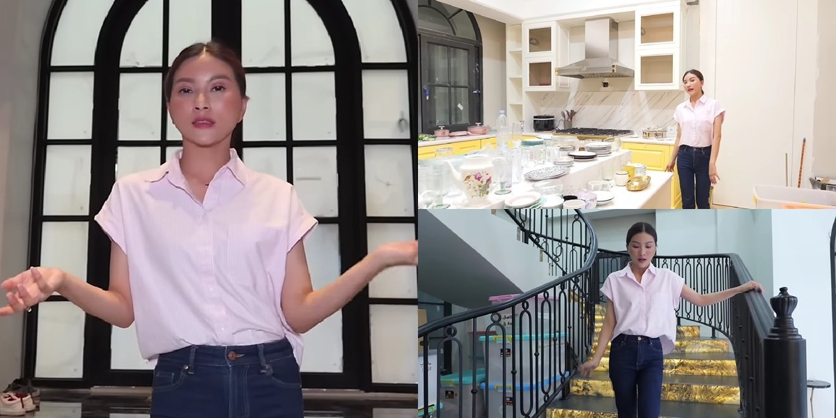 10 Photos of Sarwendah's New House, There's a Staircase that Lights Up on Even-Odd Days - Super Aesthetic Kitchen with Hundred Million Stove and Automatic Kitchen Set