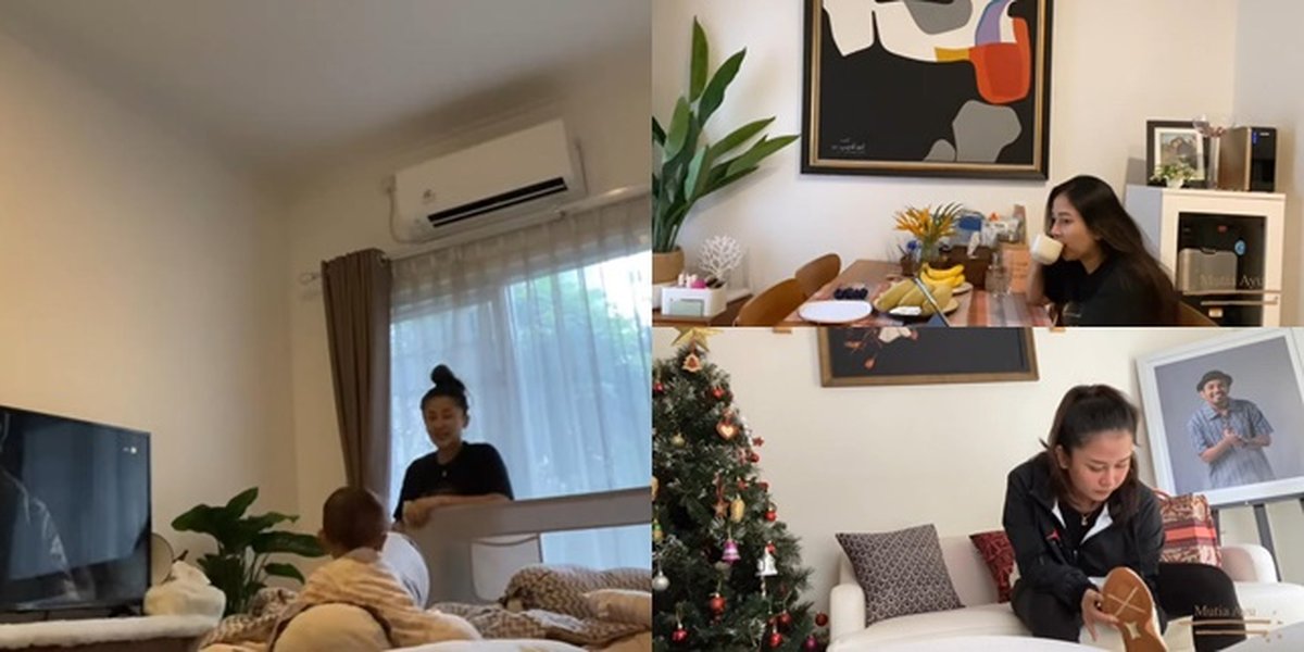 10 Pictures of Mutia Ayu's Luxury House, with a Photo of the Late Glenn Fredly in the Corner of the Room