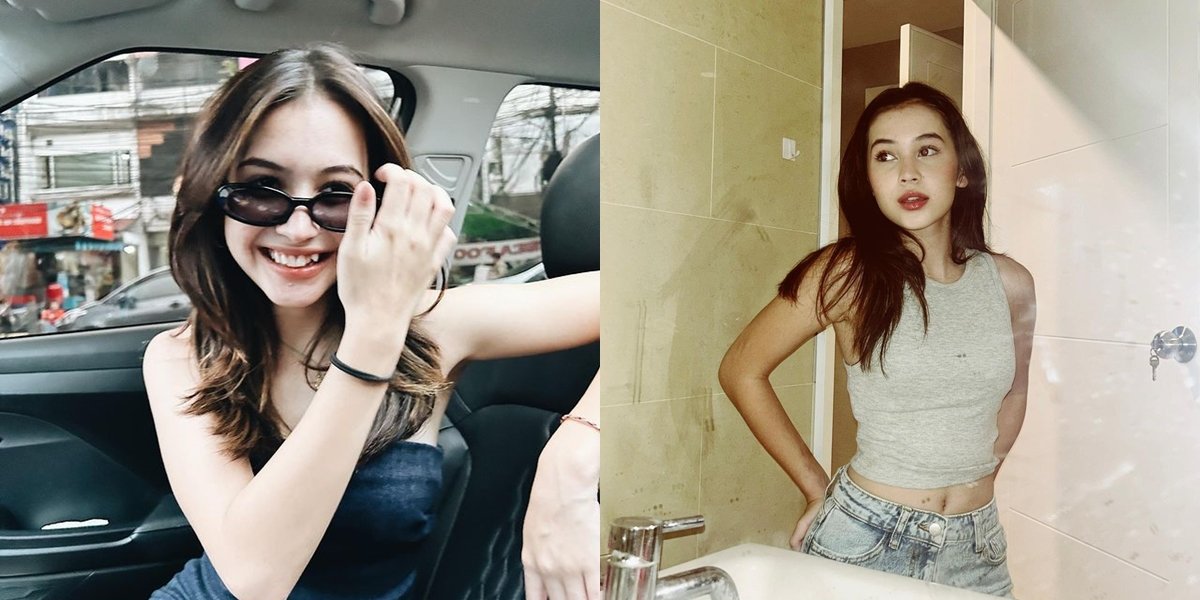 10 Photos of Sandrinna Michelle who are Said to Resemble 'Aunties', Confidently Wearing a Kemben-style Dress - Smooth Armpits and Shoulders Making Netizens Lose Focus