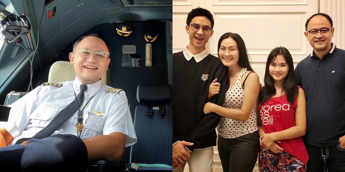 10 Photos of Satrio Dewandoro, Husband of Iis Dahlia, Senior Pilot who is Romantic & Family Man