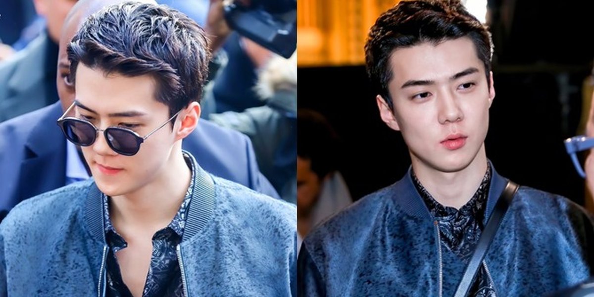 10 Portraits of Sehun EXO Looking Super Stylish Attending a Fashion Show in Paris, Handsome and Clear Face!