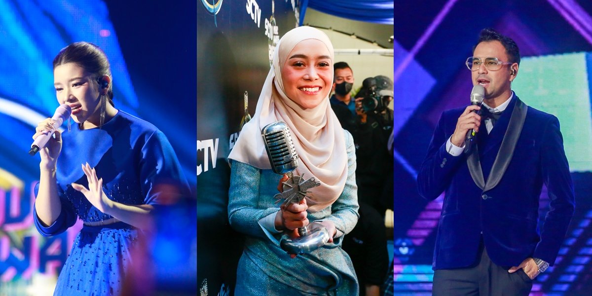 10 Celebrity Photos Attending the SCTV Music Awards 2023, There's Raffi Ahmad and Lesti Competing for Viewers - Rizky Febian Closely Partners with Mahalini After Engagement 