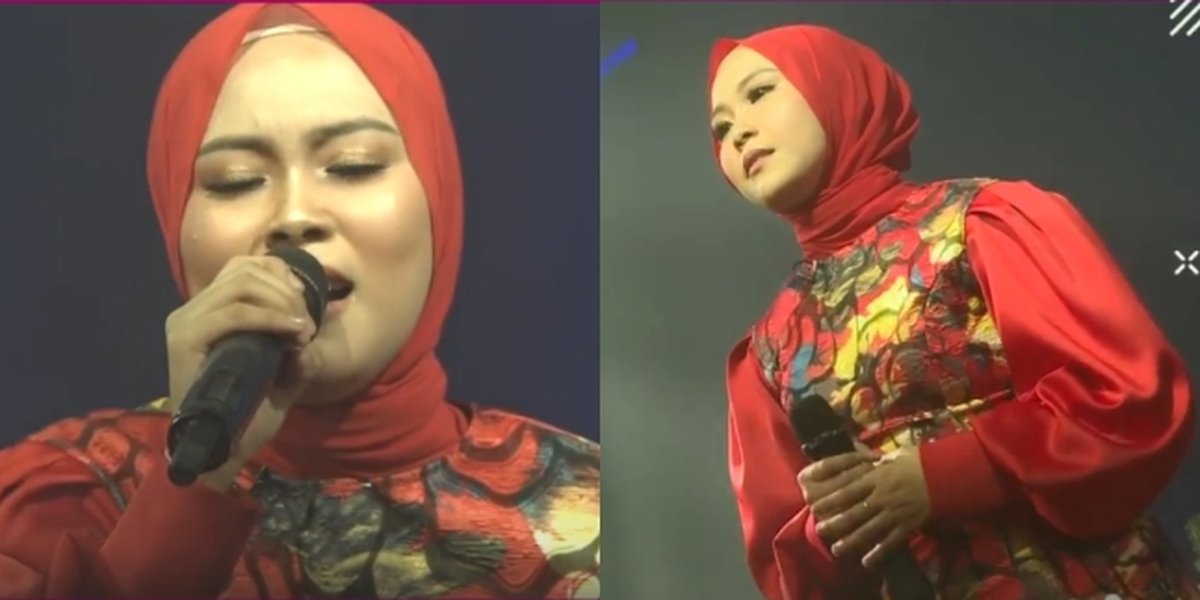 10 Selfi LIDA's Selfie Portraits at KapanLagi Dangdut Goyang Amal Mini Concert, Body Gets Slimmer Flooded with Praise