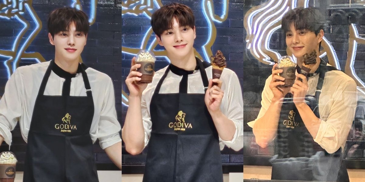 10 Portraits of Song Kang as a Part-Time Employee, Serving Drinks and Ice Cream - Farewell Event before Military Service