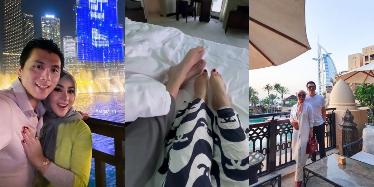 10 Photos of Syahrini and Reino Barack's Luxurious Vacation in Dubai, Feels Like Honeymoon - Hotel Room Facing Burj Khalifa