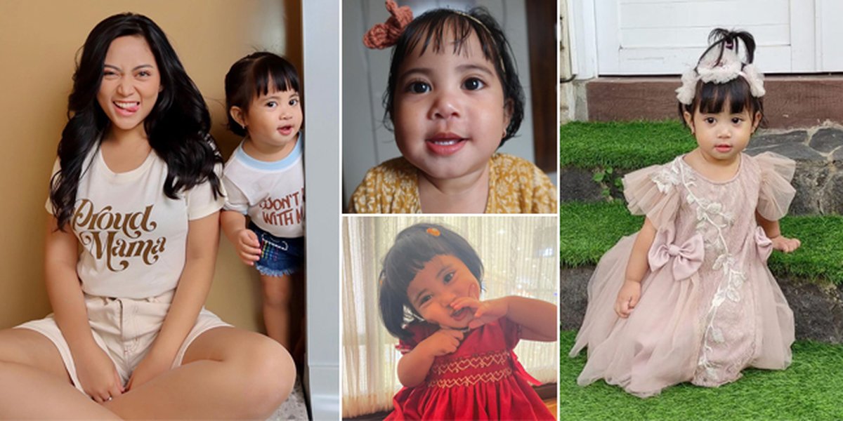 10 Latest Portraits of Chava, the Beautiful Daughter of Rachel Vennya with Round Eyes that Make Netizens Adore Her