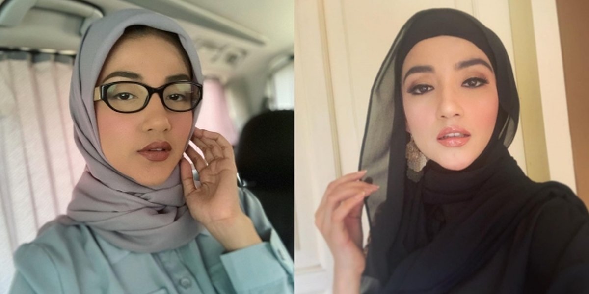 10 Portraits of Tsania Marwa in Hijab, Beautiful and Enchanting Like Middle Eastern Women