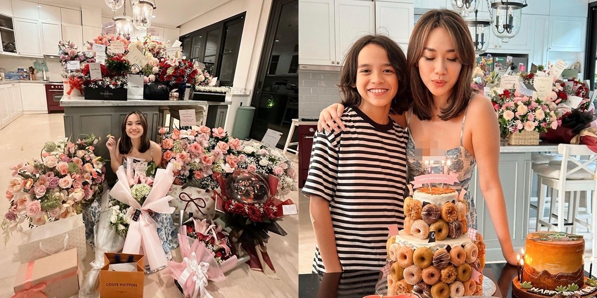 10 Photos of Bunga Citra Lestari's Birthday Celebrated at Home with Tiko Aryawardhana and Family, Age 40 Looks Like 20 - Filled with Cakes and Flowers