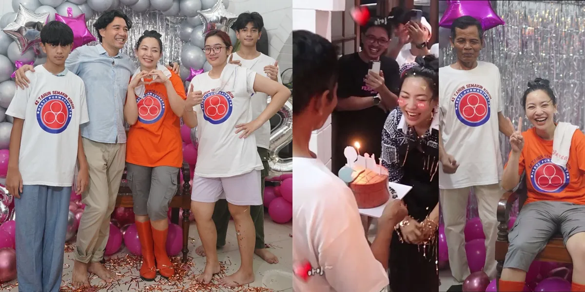 10 Birthday Photos of Hesti Purwadinata with a Construction Theme, Surprised by the Senior Foreman