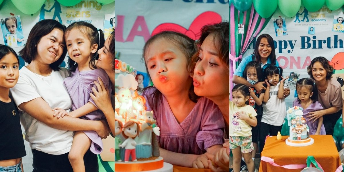 10 Portraits of Ziona Putri Bungsu Joanna Alexandra's 7th Birthday, Celebrated at a Special Needs School